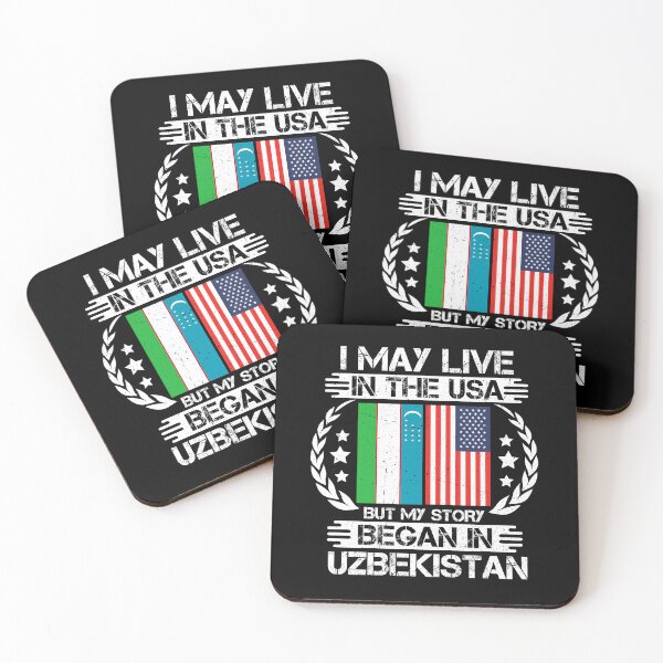 Item preview, I May Live In The USA But My Story Began In Uzbekistan  designed and sold by CosmoKitsch.