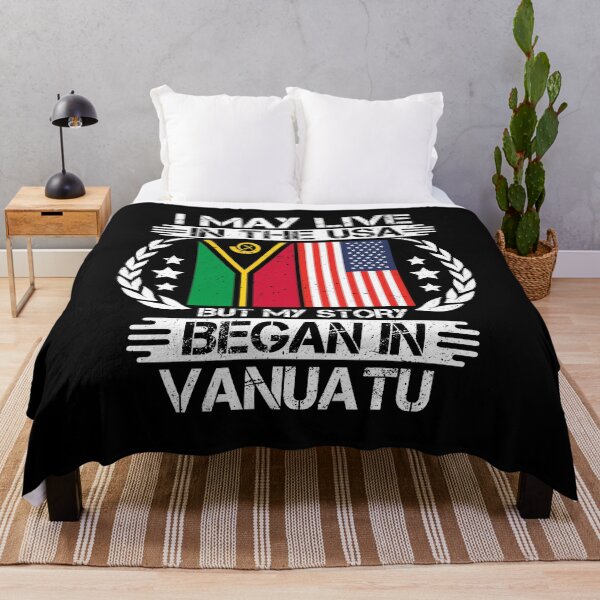 Item preview, I May Live In The USA But My Story Began In Vanuatu  designed and sold by CosmoKitsch.