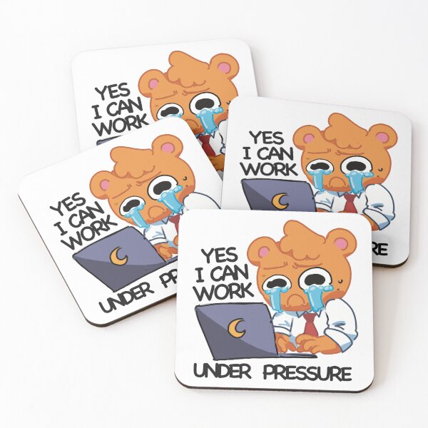 Item preview, Work under pressure bear designed and sold by Foodmoon.