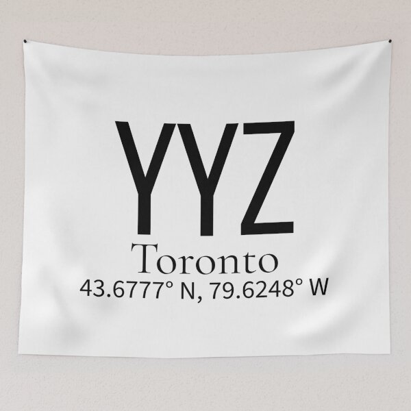 Item preview, YYZ Toronto Canada Airport Code Minimalist Travel Sticker - Coordinates Art designed and sold by Sparkledust Creations.
