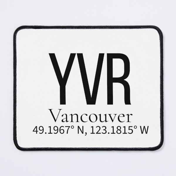Item preview, YVR Vancouver Canada Airport Code Minimalist Travel Sticker - Coordinates Art designed and sold by Sparkledust Creations.