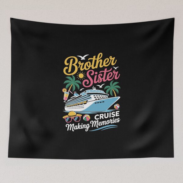 Item preview, Brother Sister Cruise Adventure designed and sold by jkrphoto.