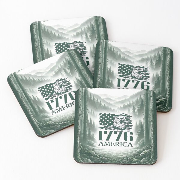 Item preview, Enduring 1776 America Eagle Flag designed and sold by MarCinu Art.
