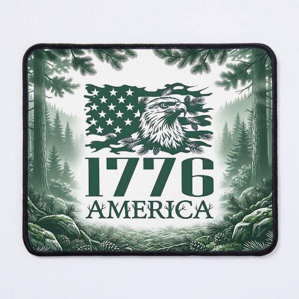 Item preview, Enduring 1776 America Eagle Flag designed and sold by MarCinu Art.