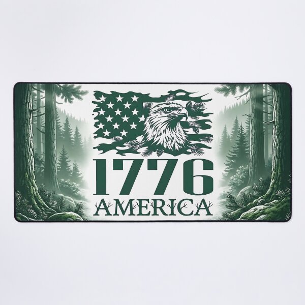 Item preview, Enduring 1776 America Eagle Flag designed and sold by MarCinu Art.