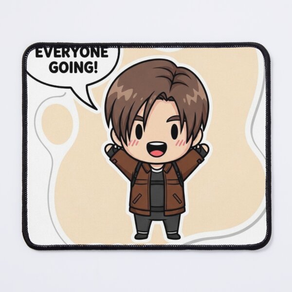 Item preview, Where's Everyone Going Bingo Funny Zombie Hunter Sticker | Horror Game Fan Chibi Sticker Gift designed and sold by EliasMan.
