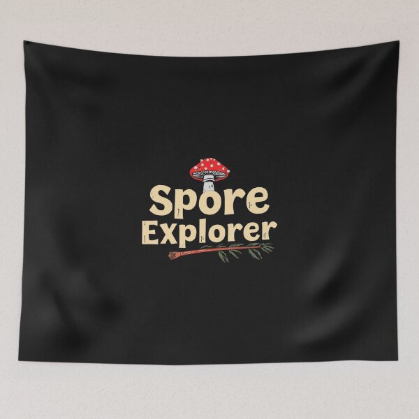 Item preview, Spore Explorer - Cottagecore Mushroom  designed and sold by Stellar Motion by Kornelia.