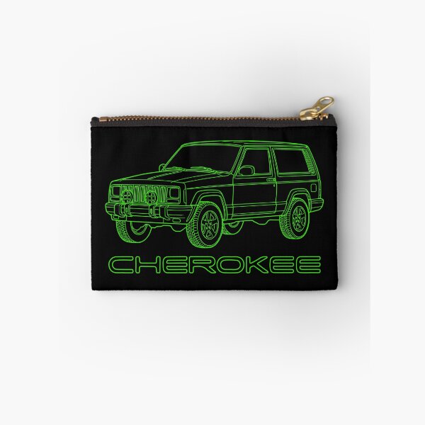 Item preview, Cherokee XJ 2 Door Stock Overland Line Art Green designed and sold by Off-Road-Zone.