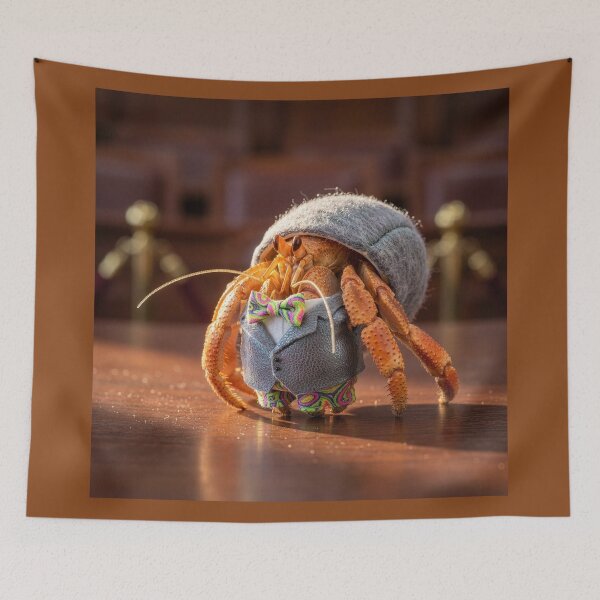 Item preview, Hermit Crab Goes Deep Undercover designed and sold by Tridentulus.
