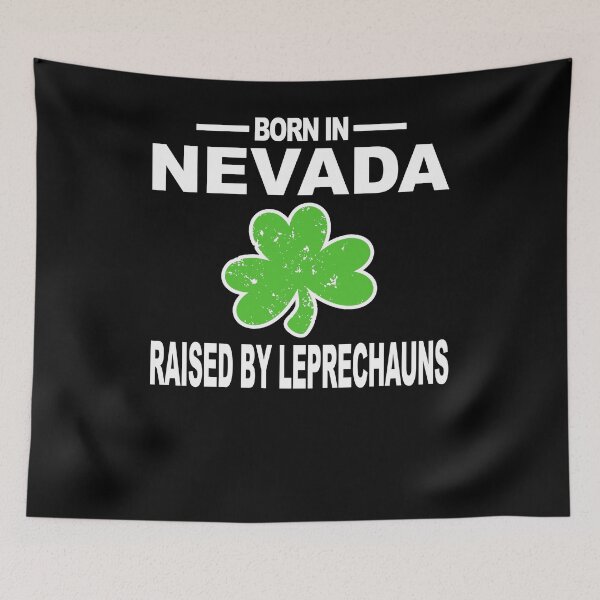 Item preview, Saint Patricks Nevada Shirt Raised By Leprechauns Shamrock designed and sold by shoppzee.