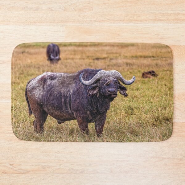 Item preview, A Cape Buffalo and His Bird in the Ngorogoro Crater, Tanzania designed and sold by Kay Brewer.
