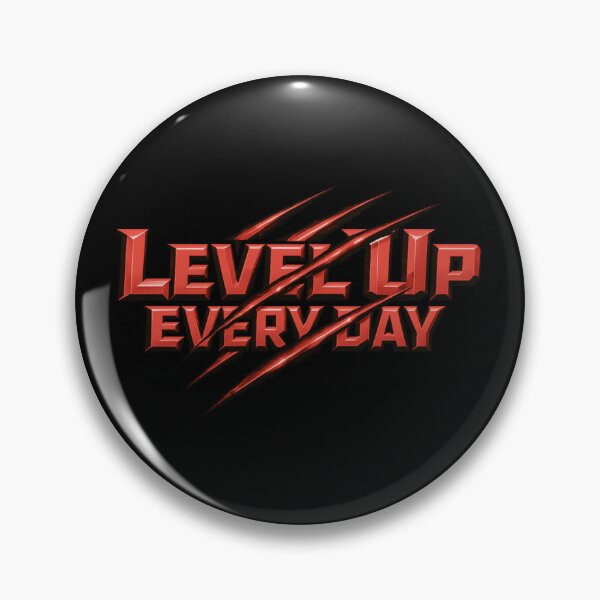 Item preview, Level Up Every Day – Gamer Motivation designed and sold by SidTastic .
