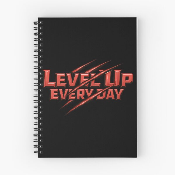 Item preview, Level Up Every Day – Gamer Motivation designed and sold by SidTastic .