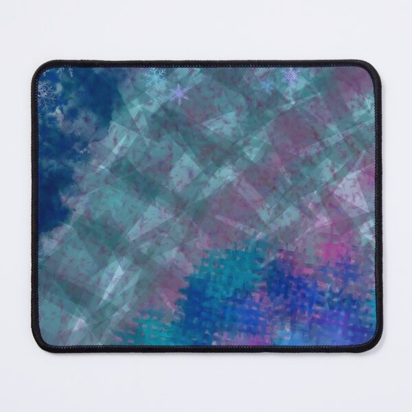 Item preview, Abstract Winter Mosaic with Snowflakes designed and sold by BounoWorld.