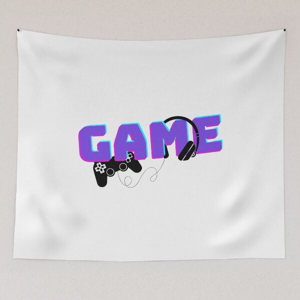 Item preview, Retro Glitch Gamer Aesthetic - "GAME" with Controller & Headset designed and sold by RohiMade.