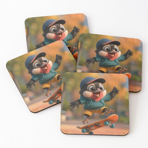 Item preview, Skater Rose-Breasted Grosbeak  designed and sold by Sillytoe.