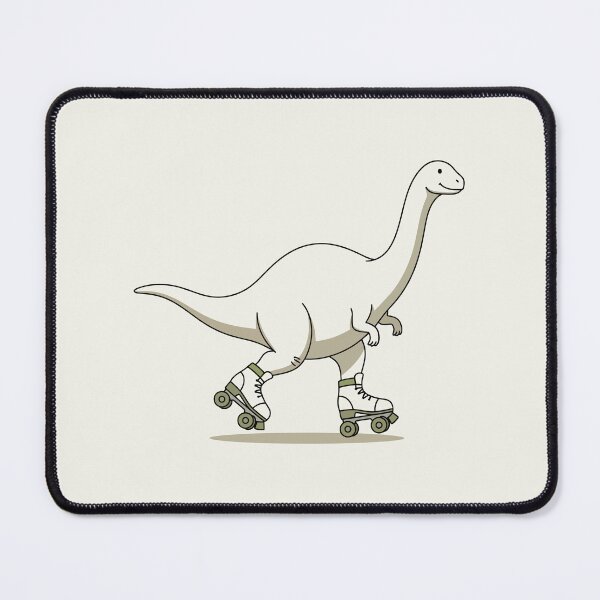Item preview, Retro Roller Skating Dinosaur designed and sold by Amir Faysal.