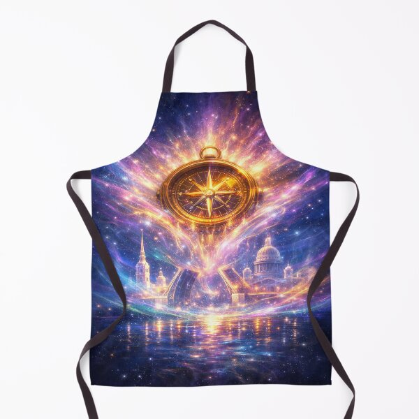 Item preview, St Petersburg Cosmic Compass Skyline – Magical Russia Travel Art designed and sold by TriarArt.