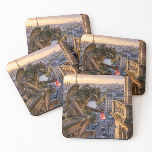 Item preview, Notre Dame Gargoyle Gives Parisians Below the Business designed and sold by Tridentulus.