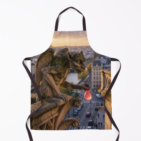 Item preview, Notre Dame Gargoyle Gives Parisians Below the Business designed and sold by Tridentulus.