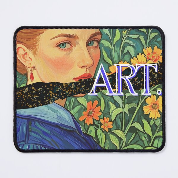 Item preview, Contemporary portrait collage with sunflowers designed and sold by AOCollections.
