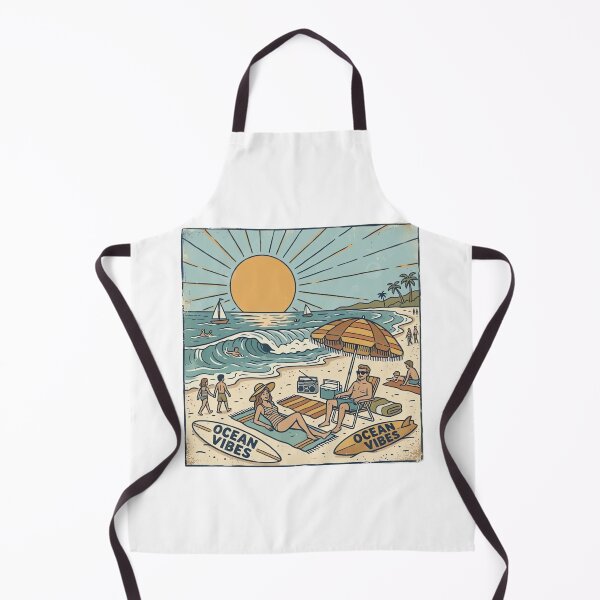 Item preview, Ambiente oceánico vintage en la playa designed and sold by urbinet.