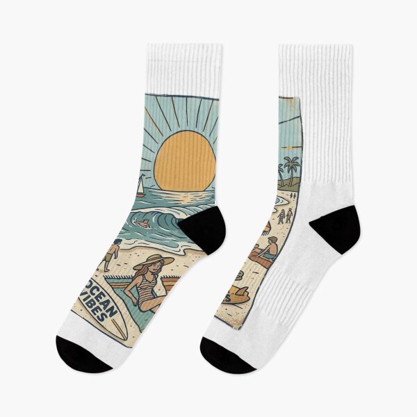 Item preview, Ocean Vibes Vintage Beach  designed and sold by urbinet.