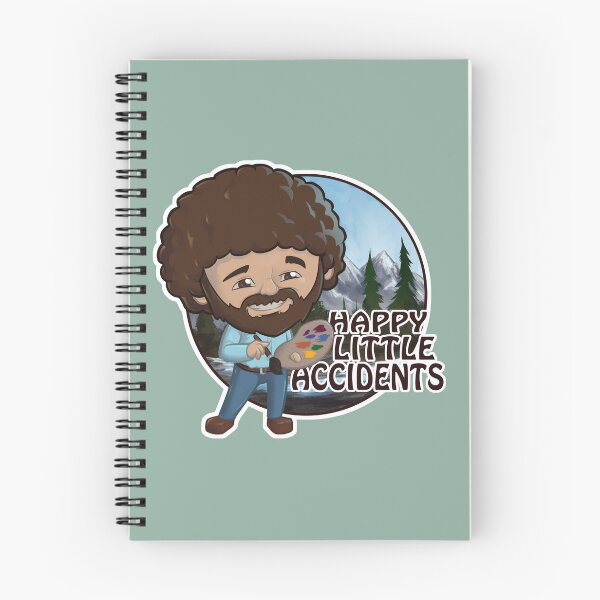 Artikelvorschau, Bob Ross, Fröhliche kleine Unfälle entworfen und verkauft von Powers Art.