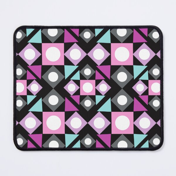 Item preview, Modern Geometric Star Mosaic - Pink and Teal Abstract Pattern designed and sold by SolutionsArt.