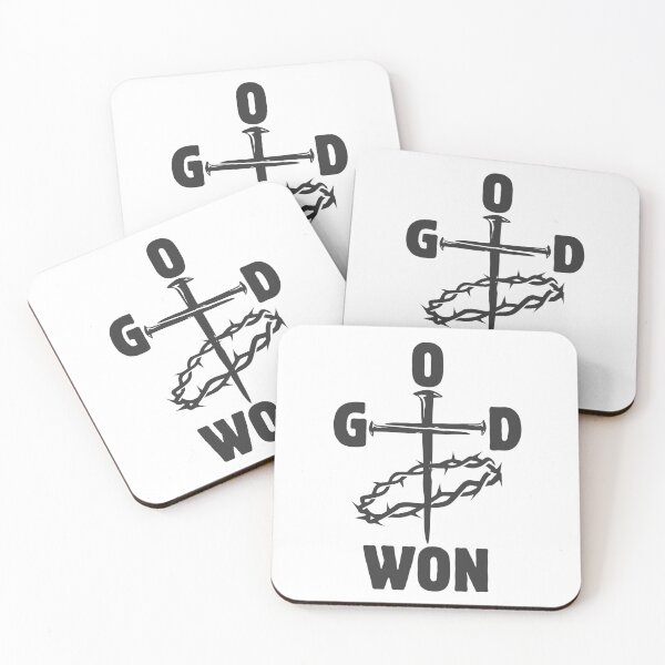 Item preview, God Won 3 Nails and Crown of Thorns designed and sold by Forevermore.