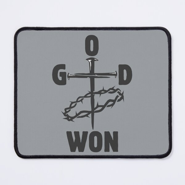 Item preview, God Won 3 Nails and Crown of Thorns designed and sold by Forevermore.