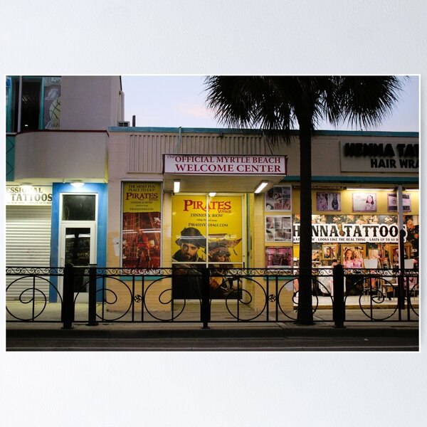 Item preview, Myrtle Beach Welcome Center at Night designed and sold by Cynthia48.