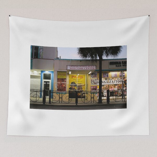 Item preview, Myrtle Beach Welcome Center at Night designed and sold by Cynthia48.