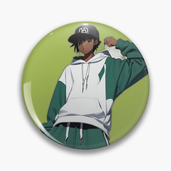 Item preview, rban Anime Streetwear Character – Baggy Hoodie Fashion Illustration designed and sold by IosArt.