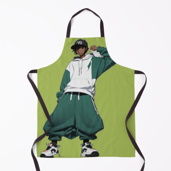 Item preview, rban Anime Streetwear Character – Baggy Hoodie Fashion Illustration designed and sold by IosArt.