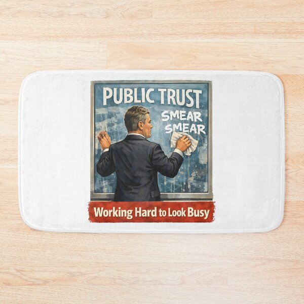 Item preview, Political Satire Poster Public Trust Smear Campaign Humour. designed and sold by The-T-In-Retro.