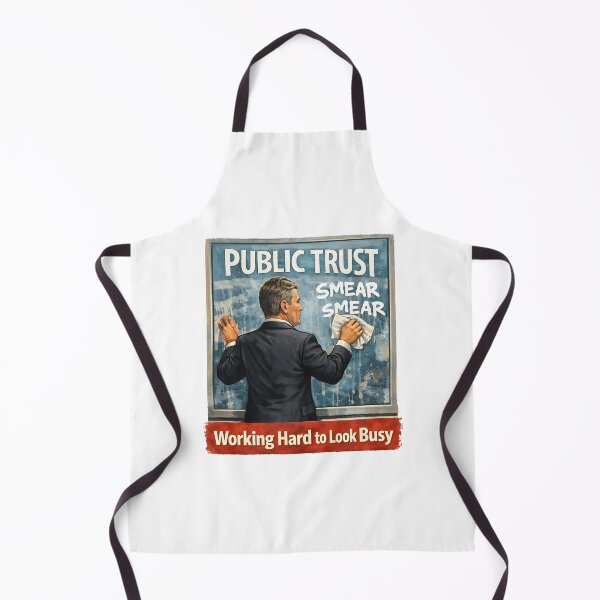 Item preview, Political Satire Poster Public Trust Smear Campaign Humour. designed and sold by The-T-In-Retro.