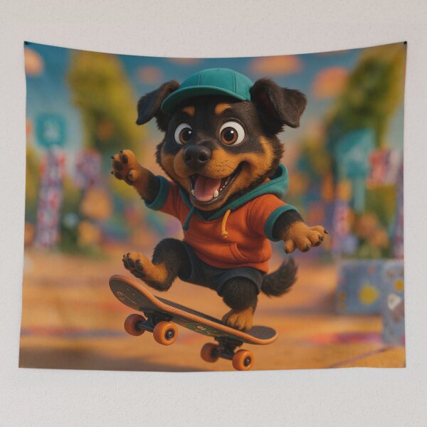 Item preview, Skater Rottweiler Mix designed and sold by Sillytoe.