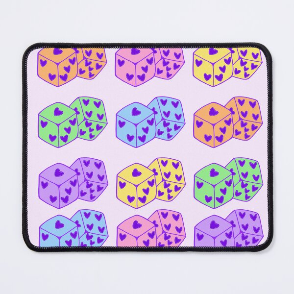 Item preview, Pastel Heart Dice designed and sold by she who creates.