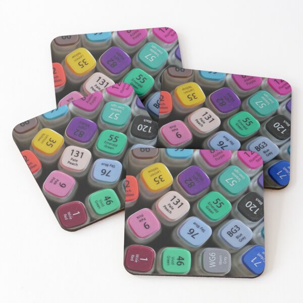 Item preview, collection of colored markers designed and sold by mrivserg.