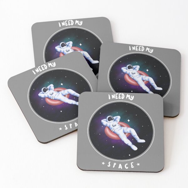 Item preview, I Need My Space | Astronaut Floating on Innertube in Space | Space Humor designed and sold by swdesigns714.