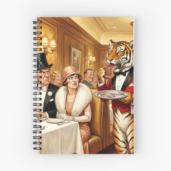 Item preview, Tiger Waiter Shows Why Tigers Aren't Waiters designed and sold by Tridentulus.