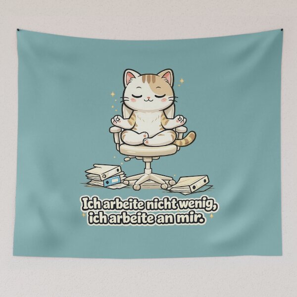Item preview, I don't work a little - I work on myself! designed and sold by Pixelartistin.