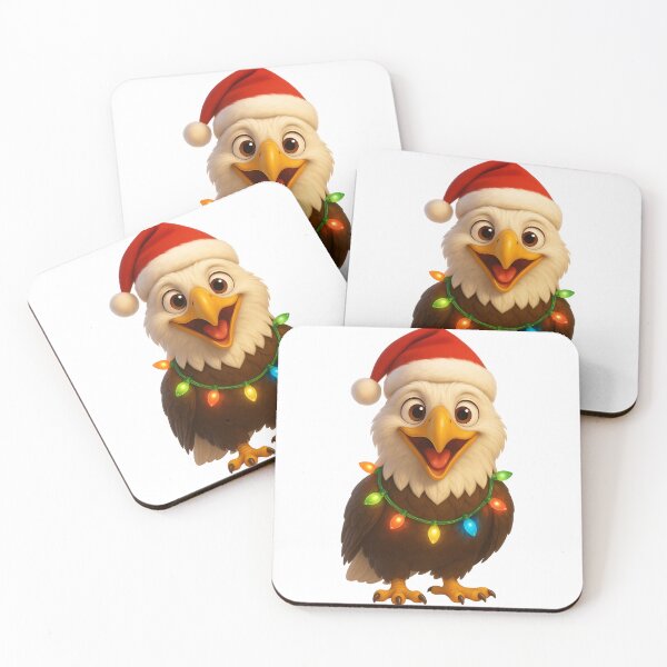 Item preview, Christmas Bald Eagle  designed and sold by Sillytoe.
