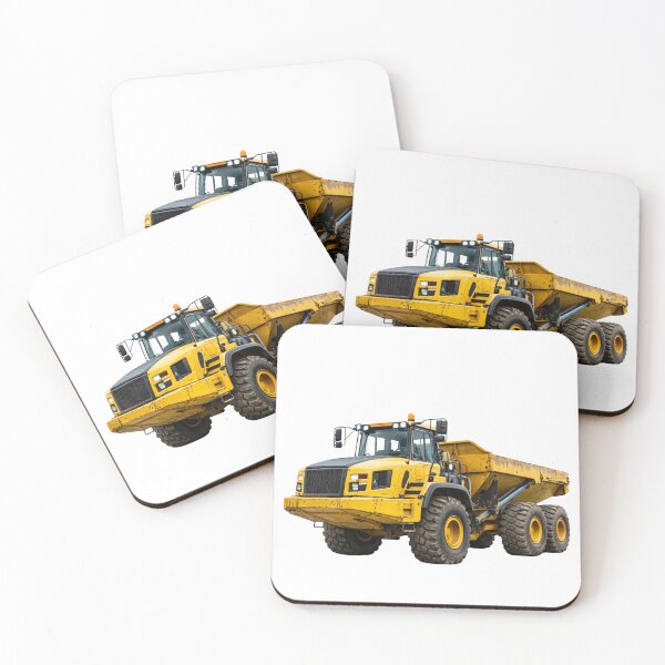 Item preview, Articulated Dump Truck Heavy Equipment Illustration designed and sold by Radekku.