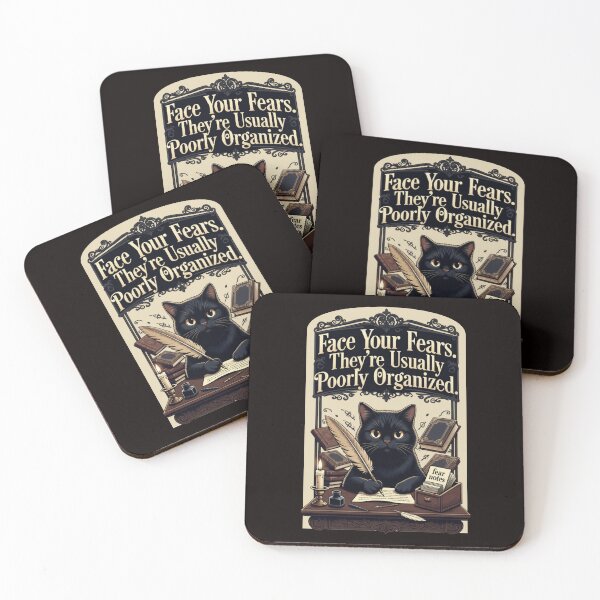 Item preview, Dark Academia Cat Quill Fear Filer Victorian Gothic designed and sold by dreamparlor.