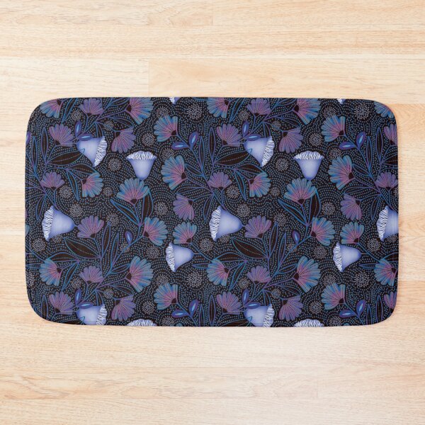 Item preview, Pointillism Twilight Blooms designed and sold by phatlizzardart.