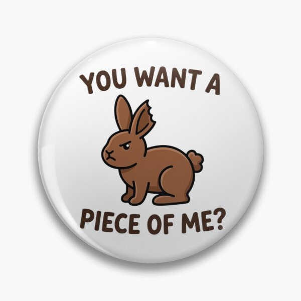 Item preview, Chocolate Easter bunny with bitten-off ear designed and sold by ArtByAxisOne.