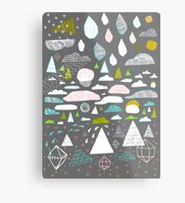 paysage abstrait Metal Print