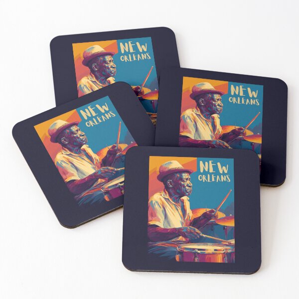 Item preview, A Drummer in New Orleans - Louisiana  designed and sold by GoodOldVintage.
